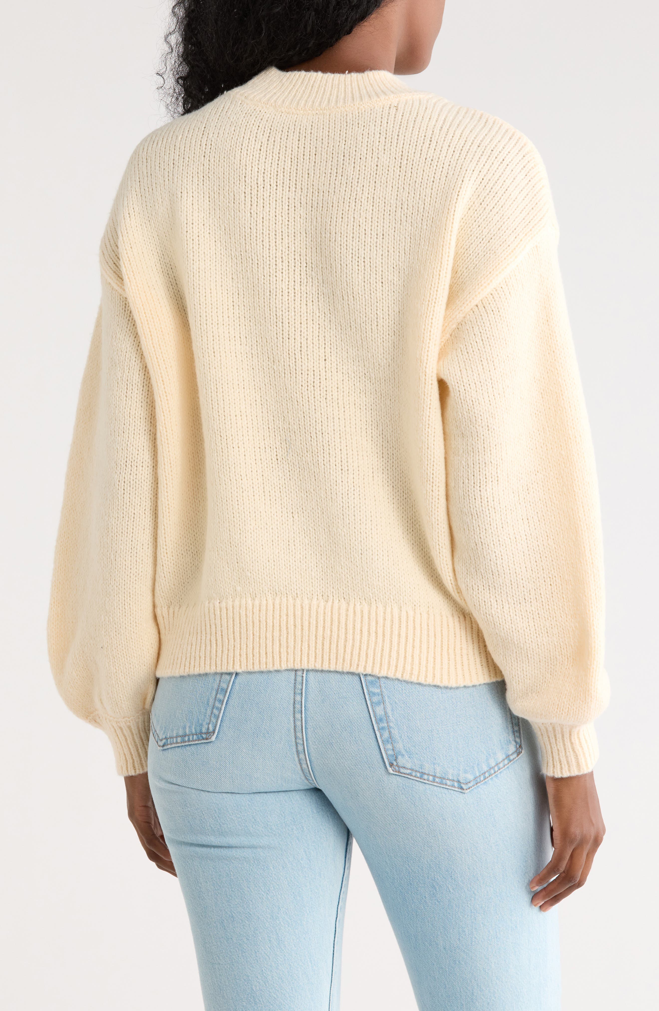 Sequin Embellished Sweater - image 2