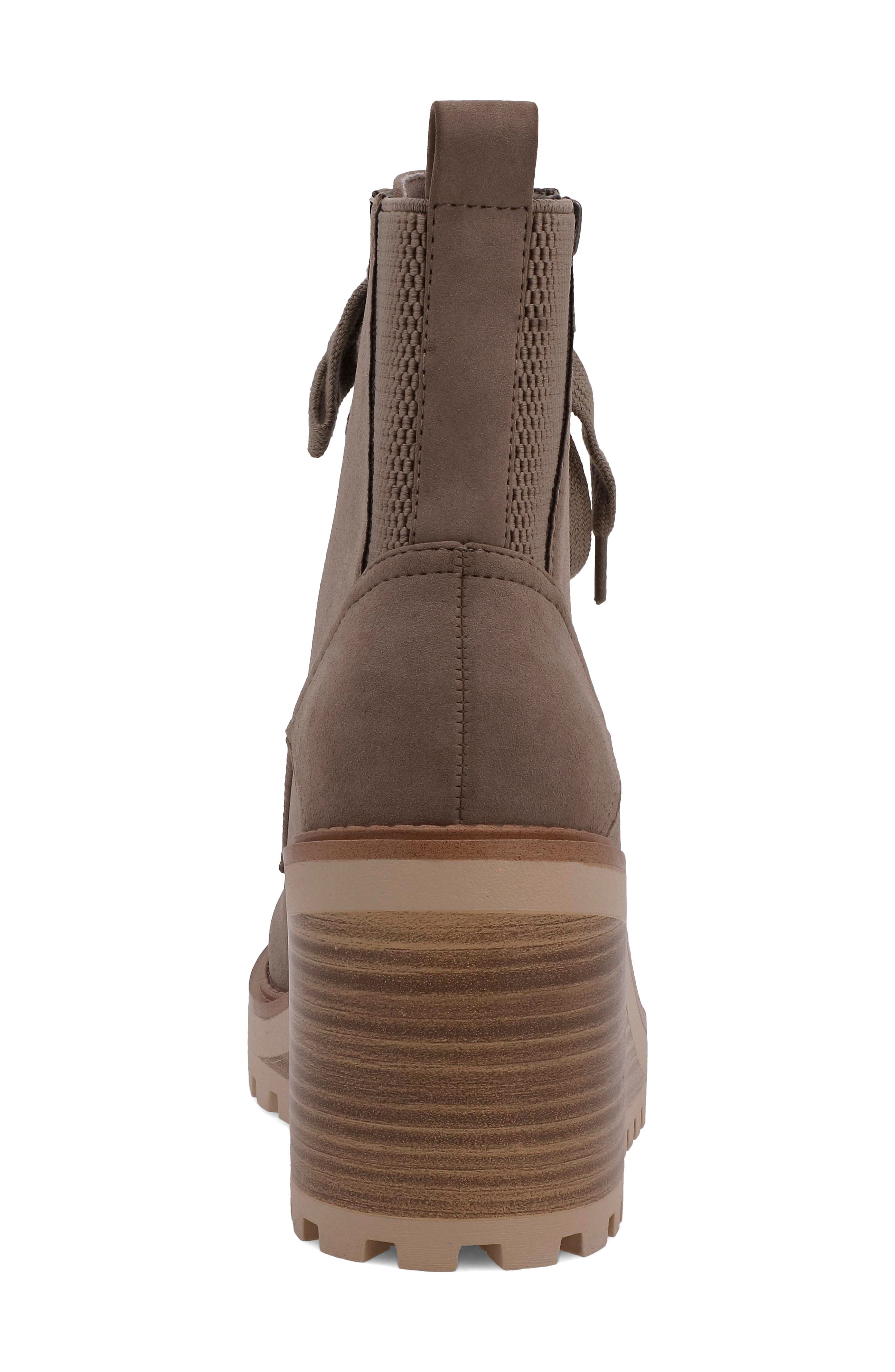 MIA Cyan Platform Wedge Bootie, Alternate, color, 