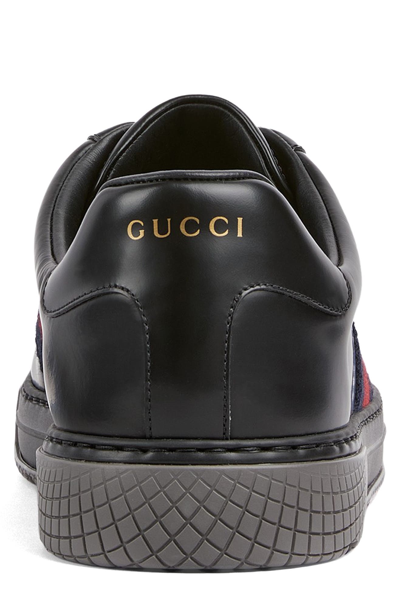 Gucci Ace Sneaker, Alternate, color, Black