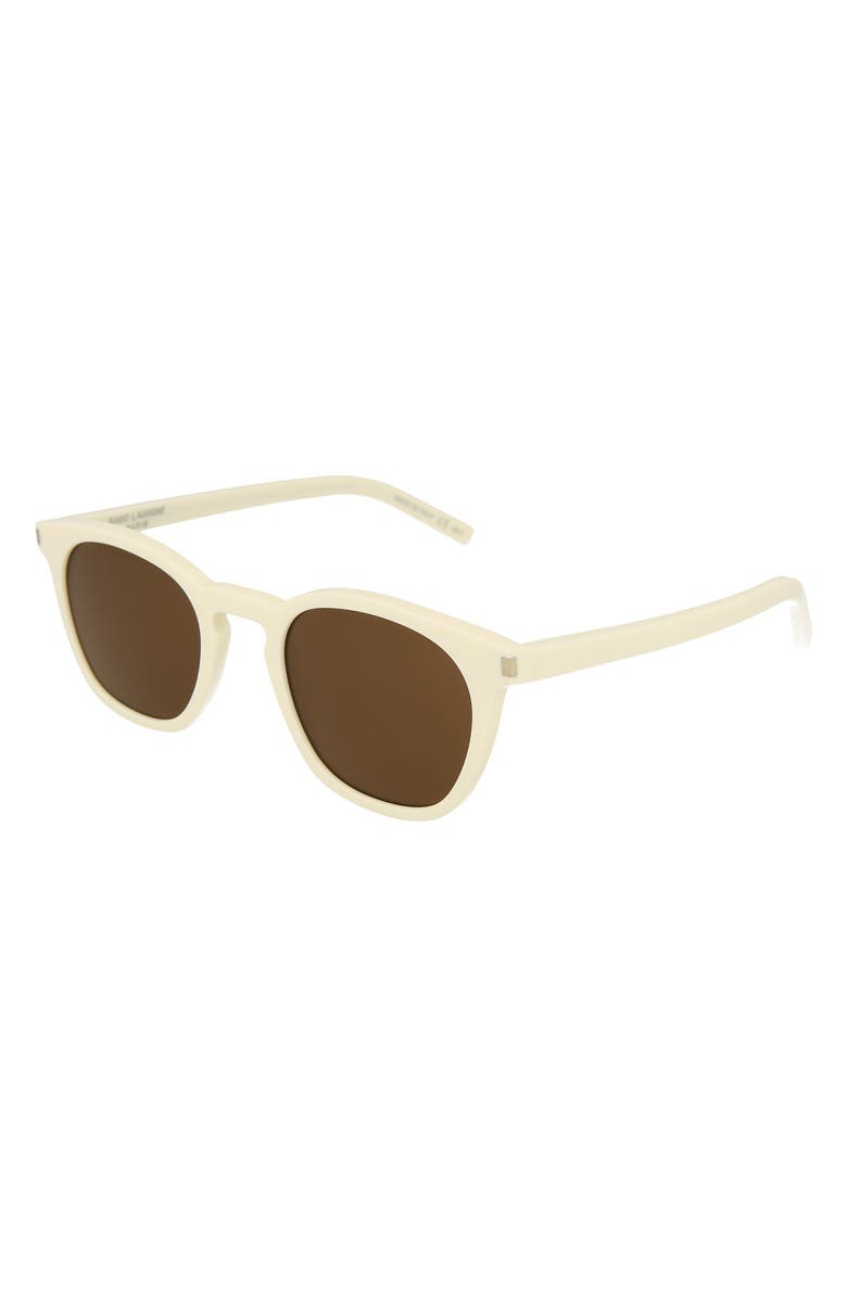 Saint Laurent 49mm Square Sunglasses, Alternate, color,