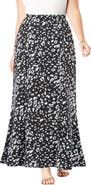 Jessica London Stretch Knit Maxi Skirt