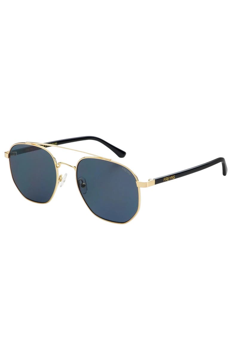 Austin Square Unixes Sunglasses, Alternate, color, Gold / Gray