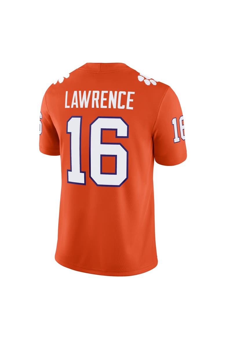 Men's Nike Trevor Lawrence Orange Clemson Tigers Alumni Game Jersey, Alternate, color, Orange