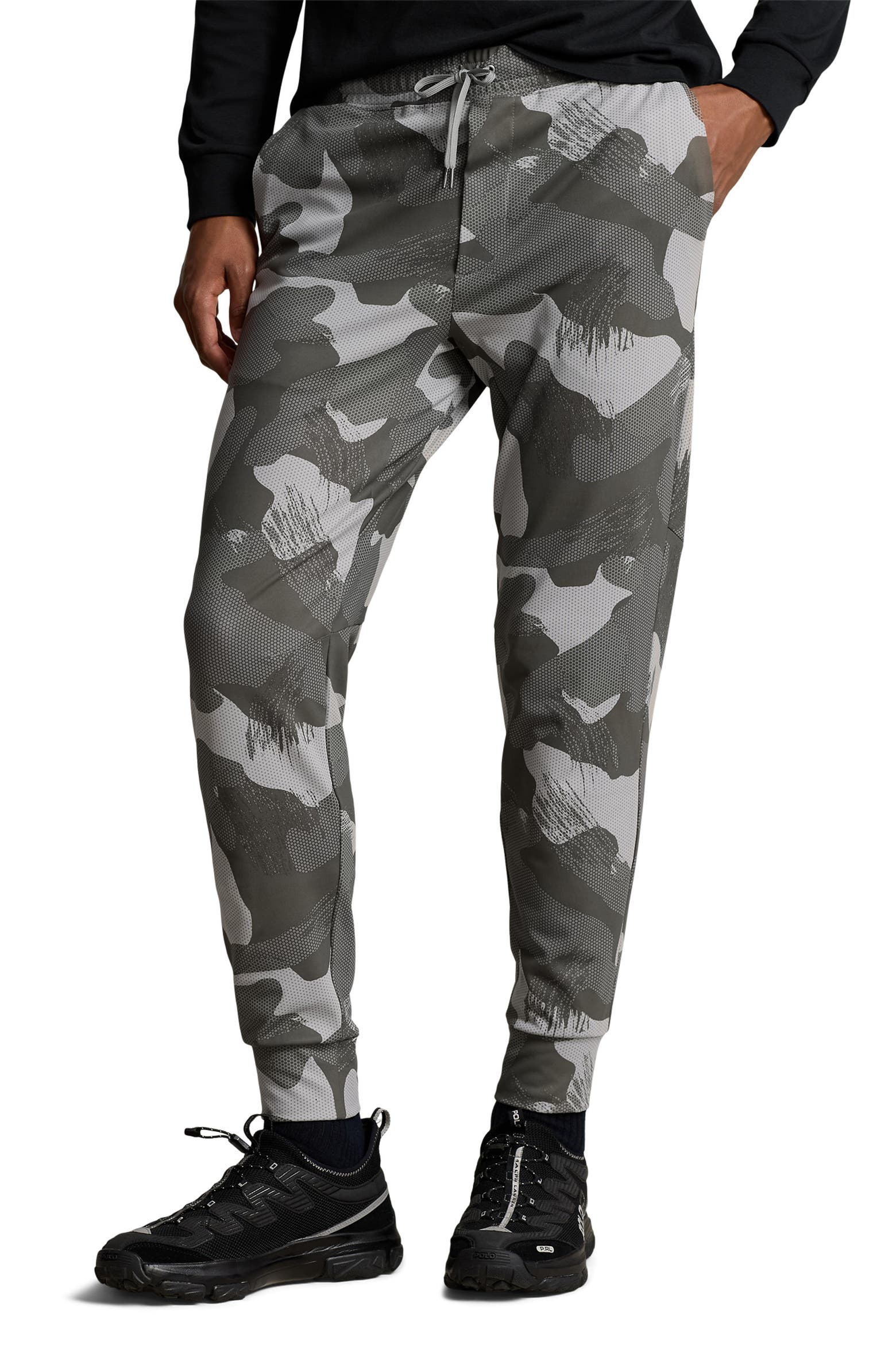 Tech It Ralph Polo Ralph Lauren Wrap Tech Jersey Athletic Joggers (Men) | Nordstromrack