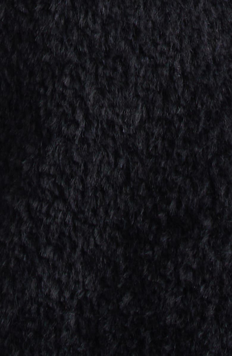 Max Mara Studio Ferito Alpaca & Virgin Wool Blend Coat, Alternate, color, Black