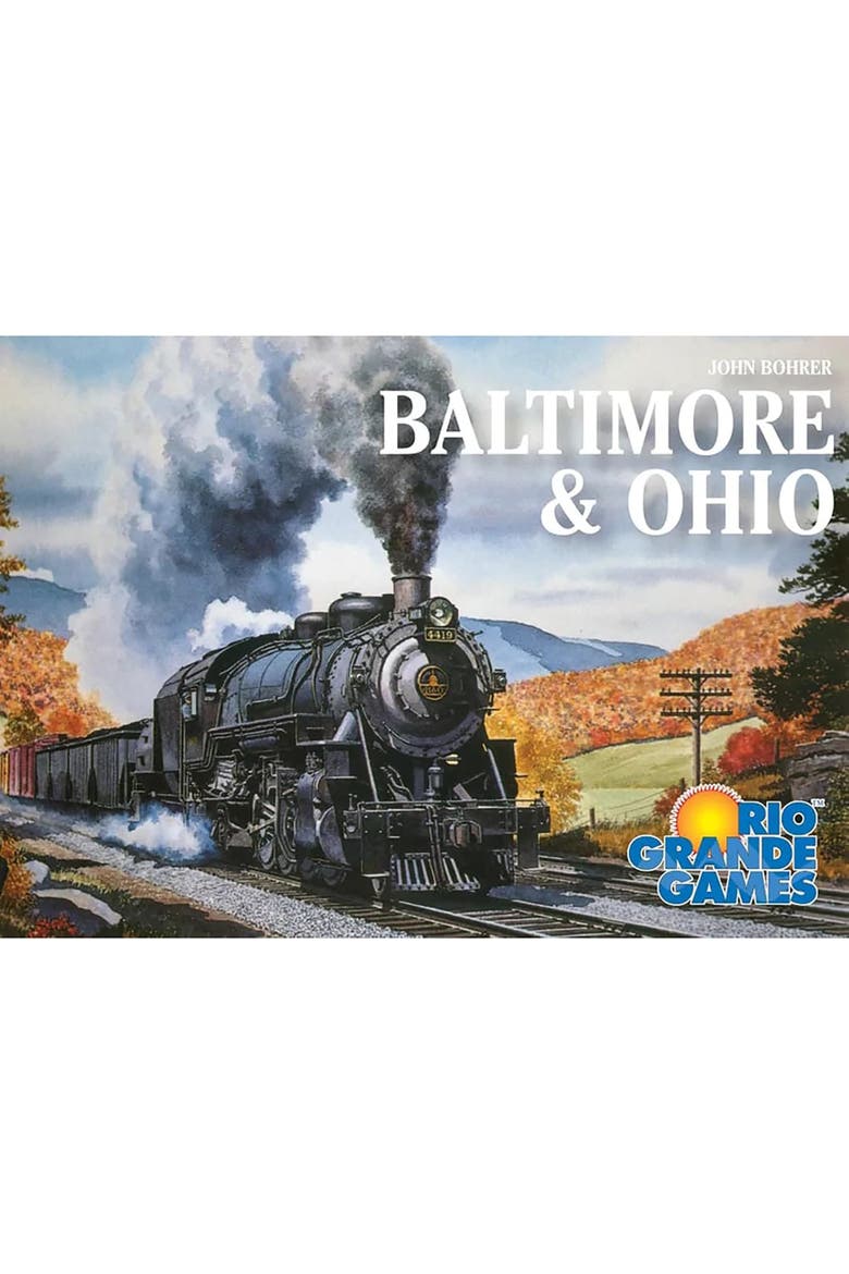 Baltimore & Ohio Train Strategy Board Game, Ages 14+, Alternate, color, Multicolored