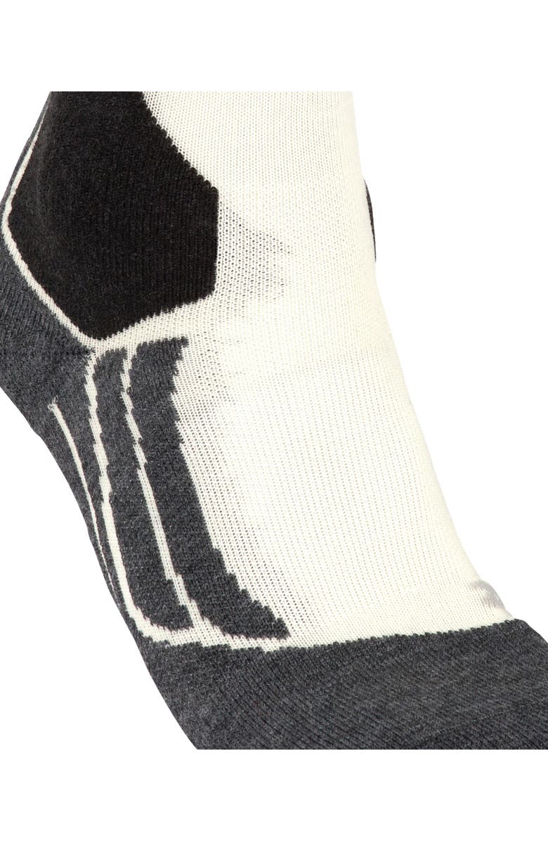 Falke SK2 Intermediate Wool Ski Socks, Alternate, color, Off-White