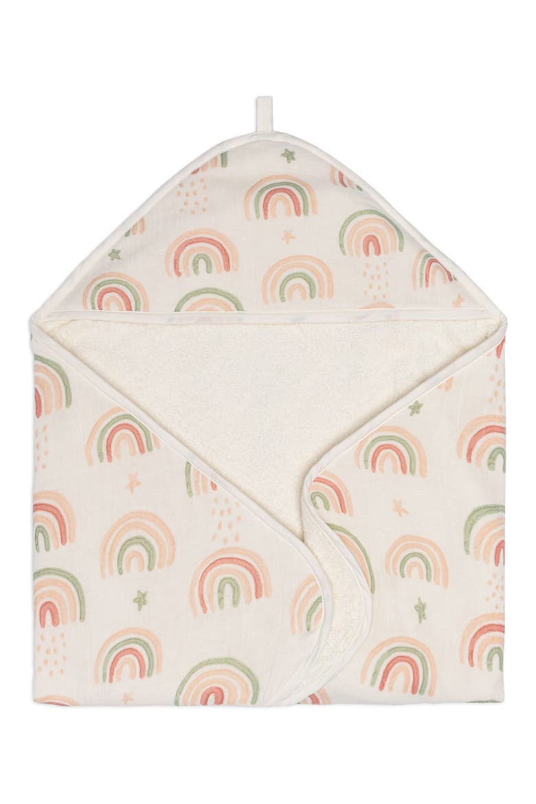 Hooded Cotton Baby Towel, Alternate, color, BEIGE