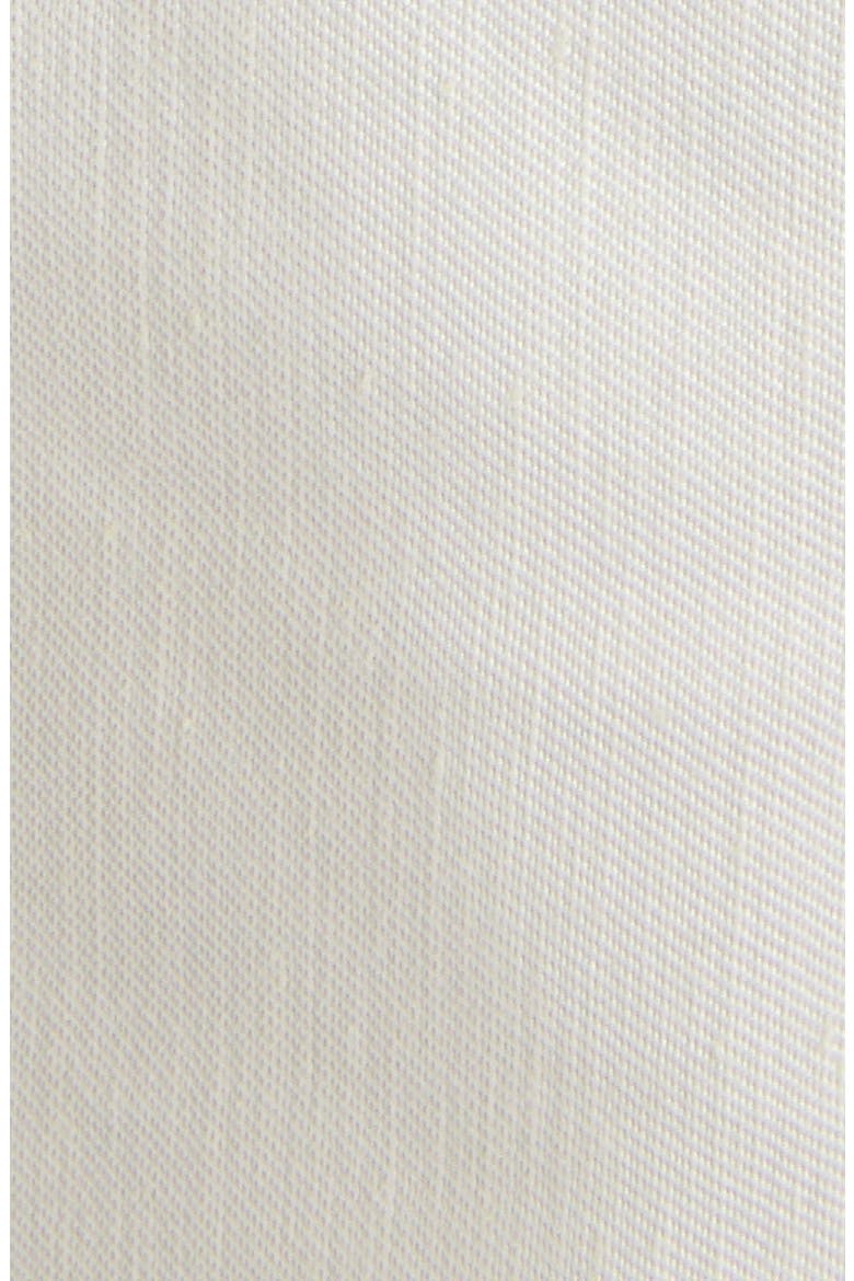 Smocked Wing Sleeve Linen & Silk A-Line Dress, Alternate, color, SEEDPEARL BEIGE