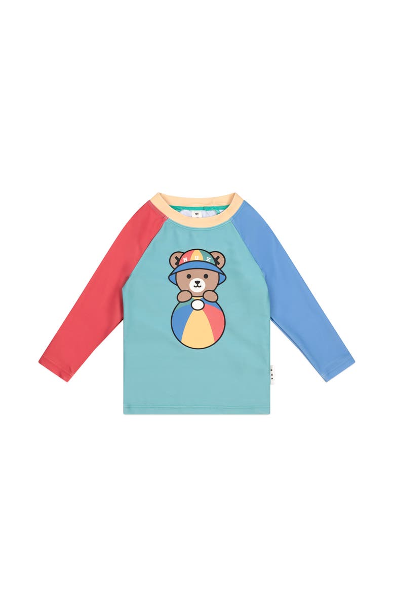 Huxbaby Sporty Huxbear Rashguard, Main, color, Multi