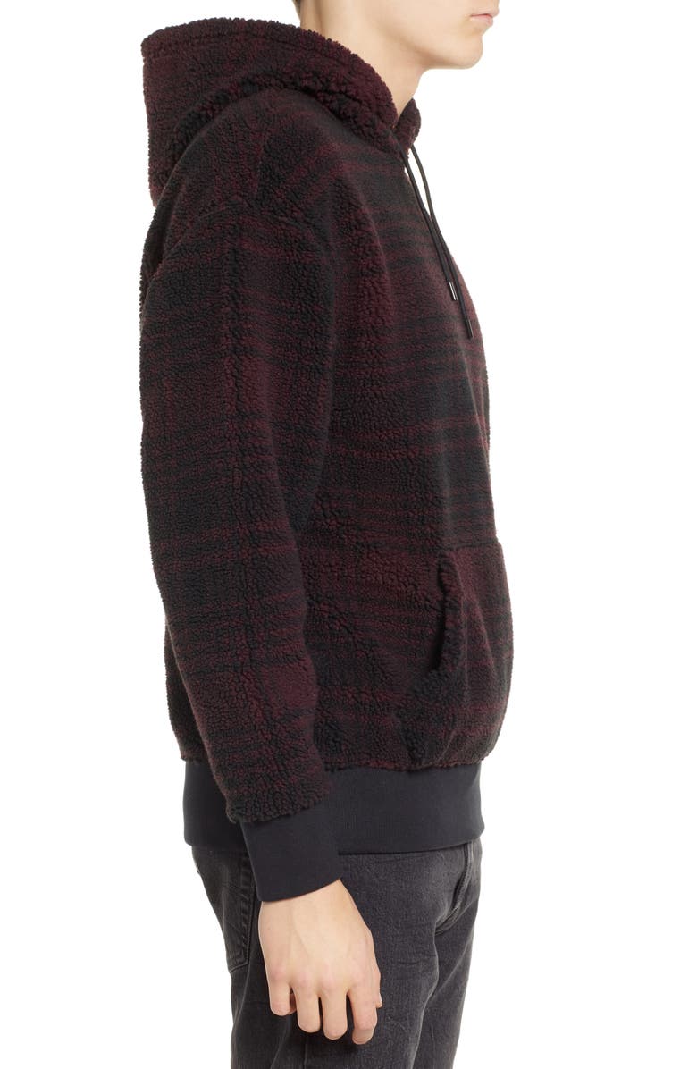 Levi's<sup>®</sup> x Justin Timberlake Faux Shearling Hooded Sweatshirt, Alternate, color, 