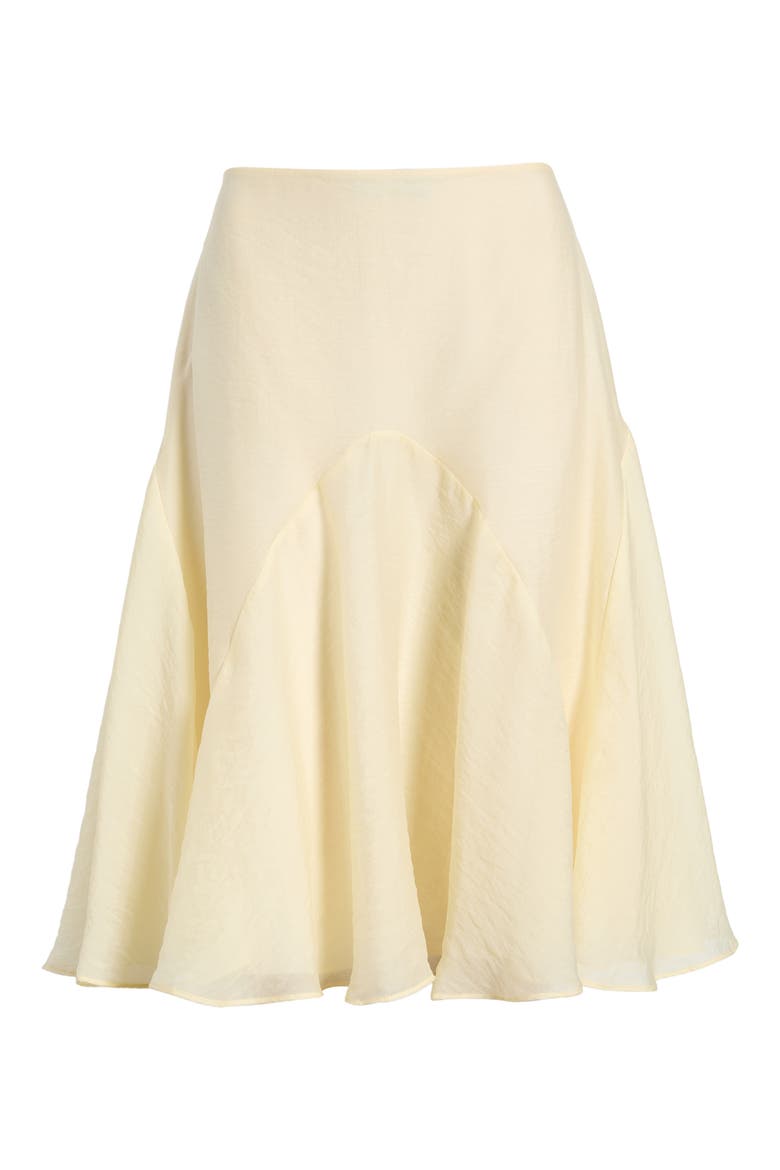 Godet Skirt, Alternate, color, YELLOW