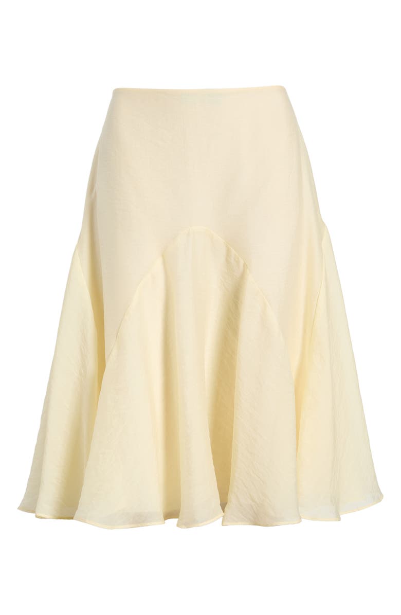 Topshop Godet Skirt, Main, color, Yellow