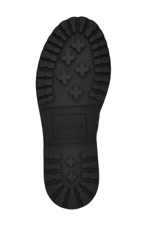 Calvin Klein Saundee Monk Strap Shoe In Black