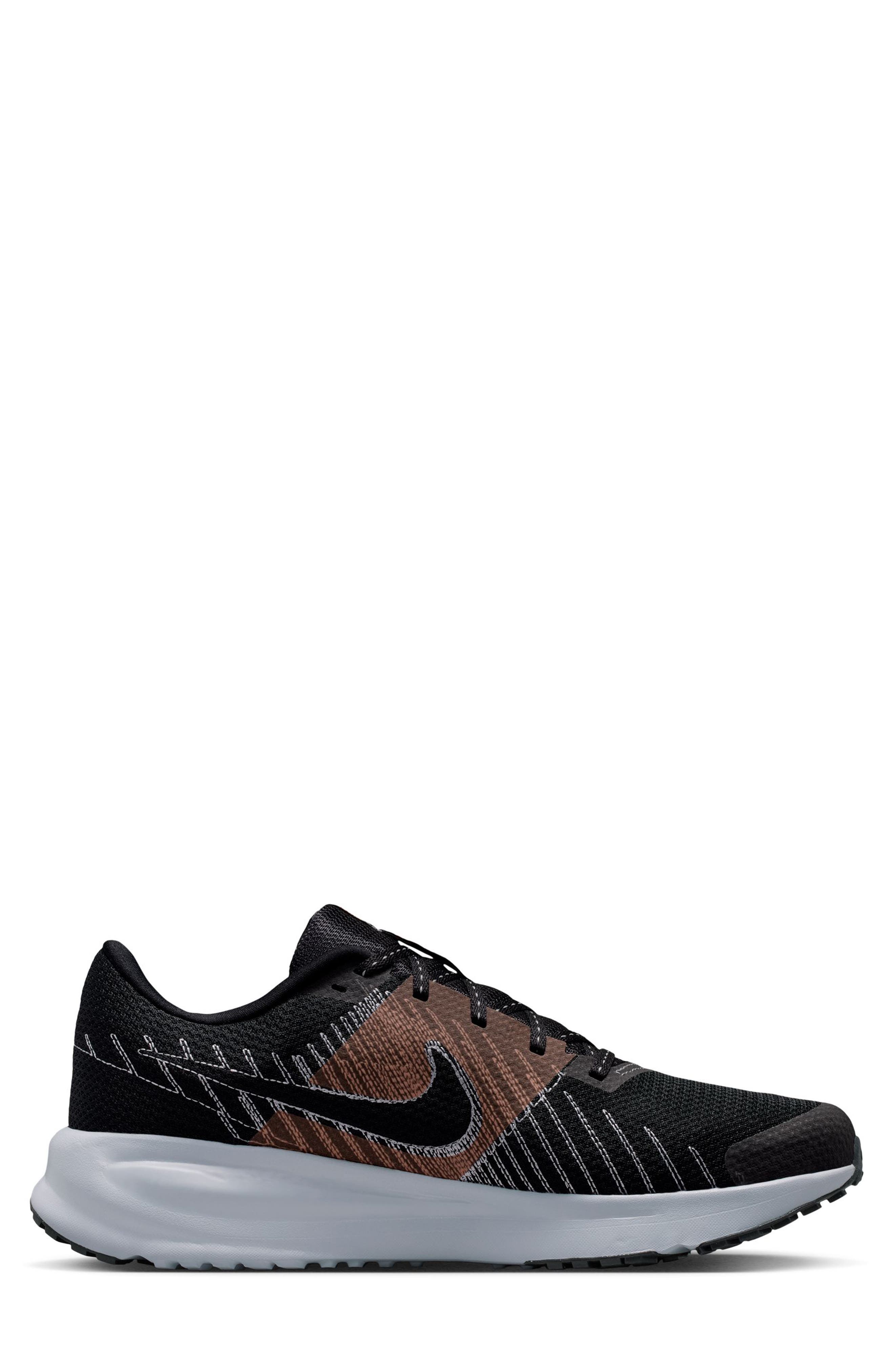 Run Defy Running Shoe, Alternate, color, BLACK/ TOTAL ORANGE