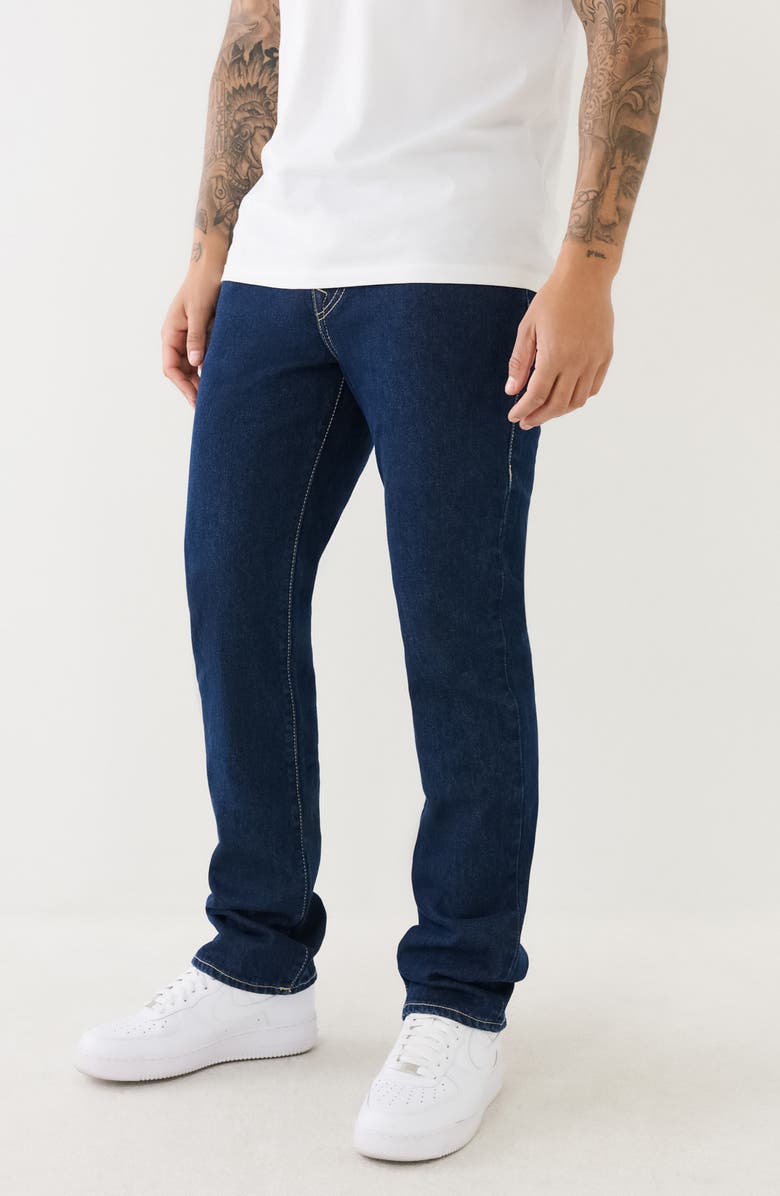 True Religion Ricky Flap Pocket Straight Leg Jeans, Alternate, color,