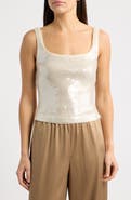Reformation Carla Sequin Knit Tank