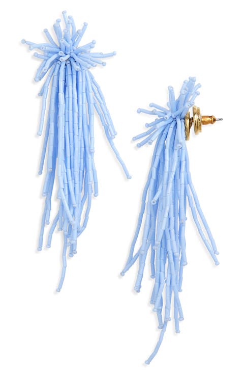 Firework Beaded Tassel Earrings