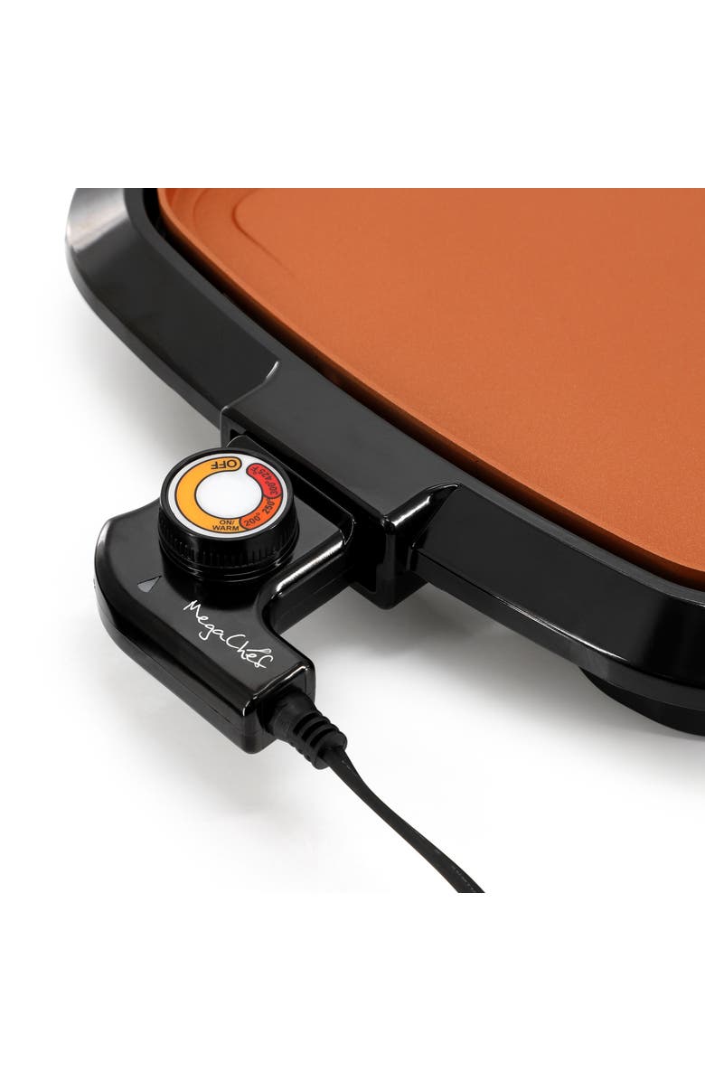 Megachef 16 Inch Electric Grill in Black with Copper Coating, Alternate, color, Black