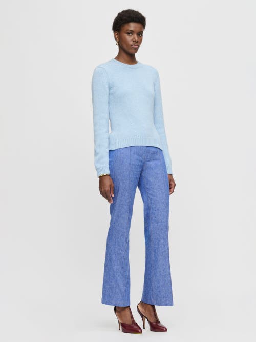 Callas Milano Jeanne Long Sleeve Crewneck Sweater In Blue