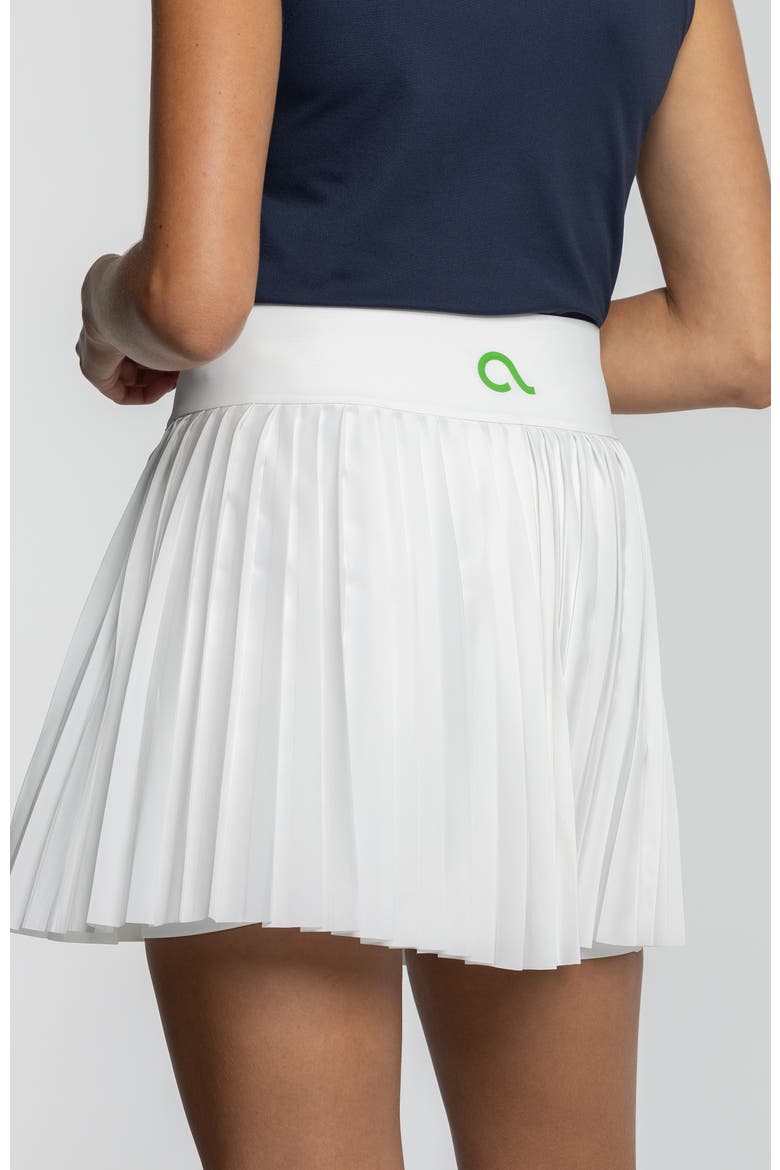 Top Spin Pickleball Skirt, Alternate, color, White Lotus