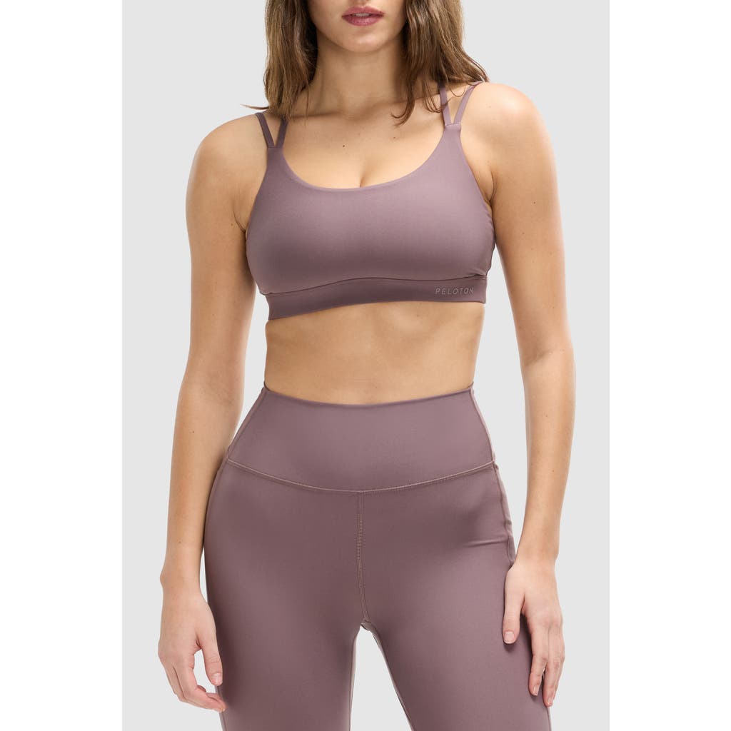 Peloton Cadent Strappy Y Back Bra In Sparrow