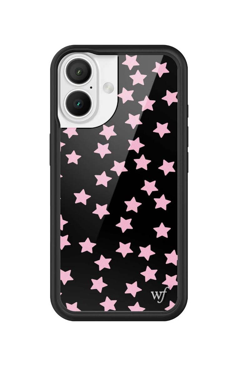 Super Cute Stars iPhone Case, Alternate, color, Black