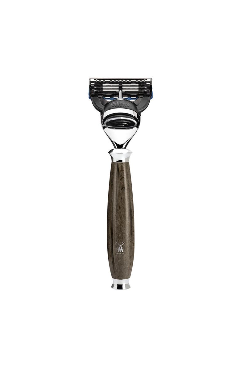 MÜHLE Purist Grained Beech Fusion Razor, Main, color,