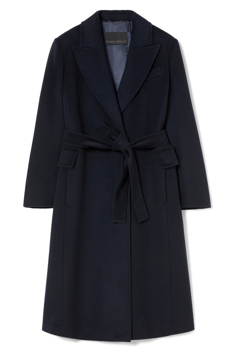 Ghisa Virgin Wool Coat, Alternate, color, MIDNIGHT BLUE