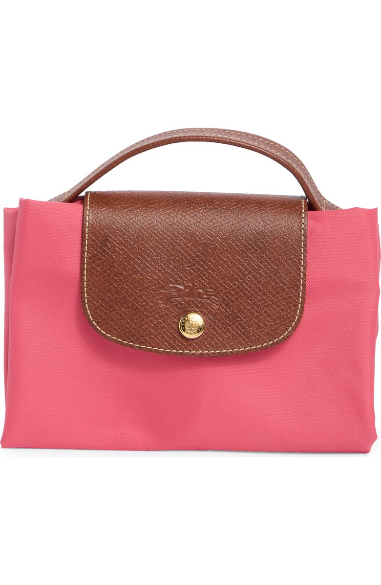 Longchamp Le Pliage Top Handle Document Holder Bag, Alternate, color, Flowers