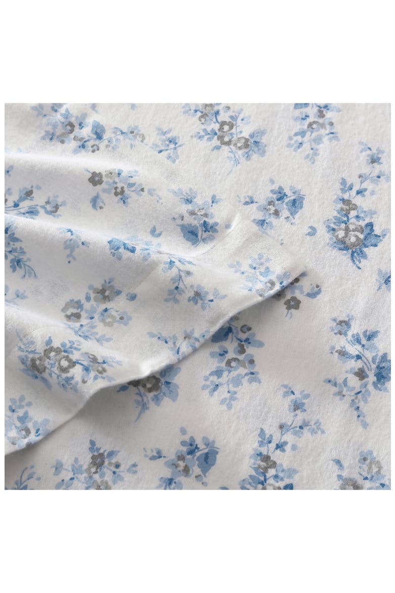 Audrey Cotton Flannel Sheet Set, Alternate, color, LIGHT PASTEL GREY