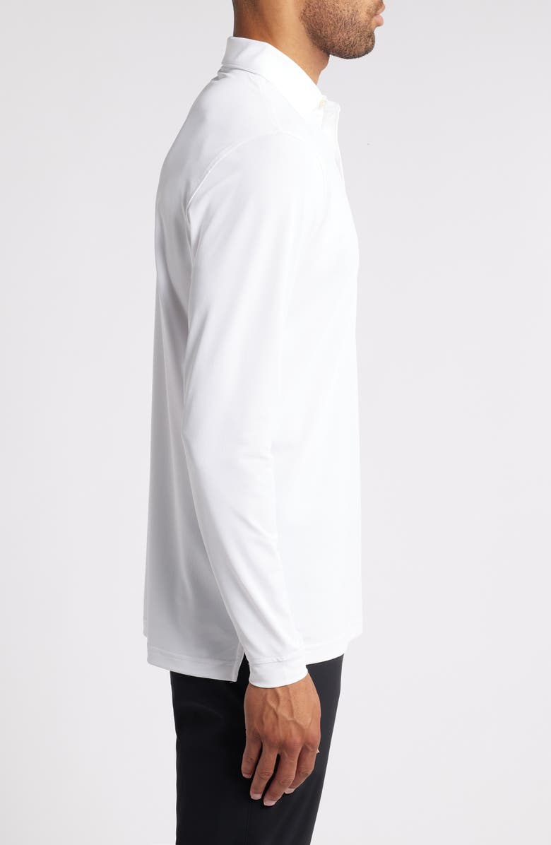 Peter Millar Crown Crafted Soul Long Sleeve Performance Mesh Polo, Alternate, color, 