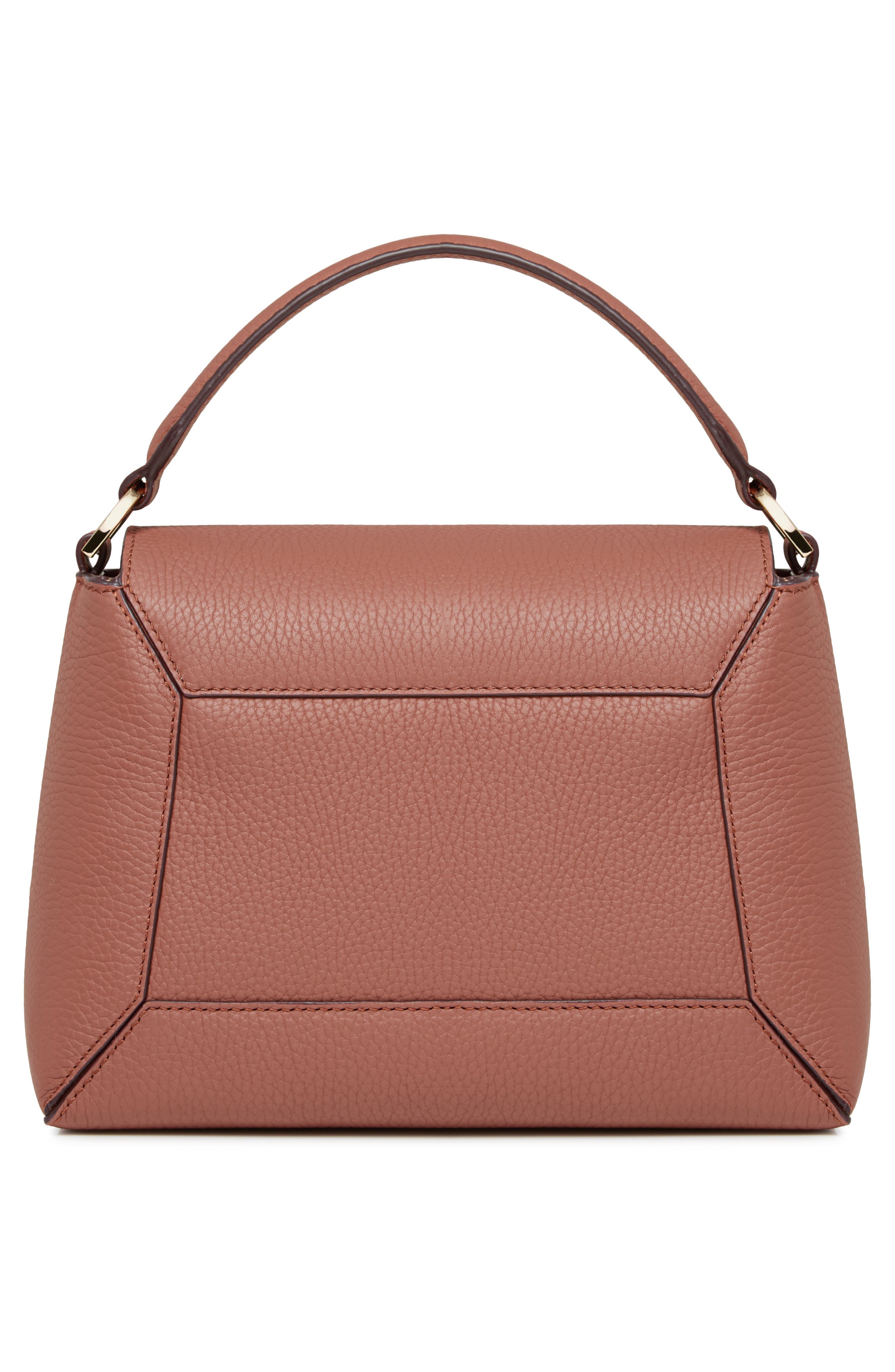 Strathberry Mosaic Leather Top Handle Bag, Alternate, color, 