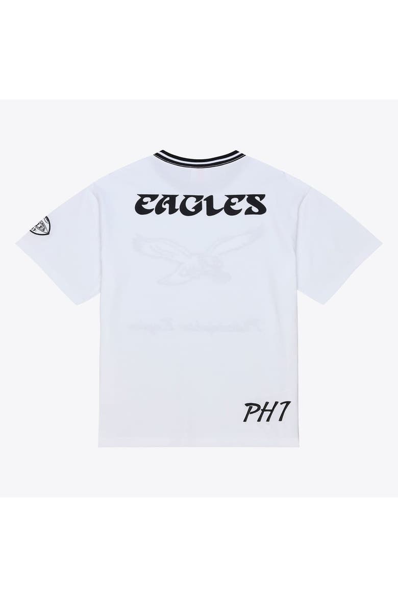 Men's Mitchell & Ness  White Philadelphia Eagles Arctic T-Shirt, Alternate, color, White