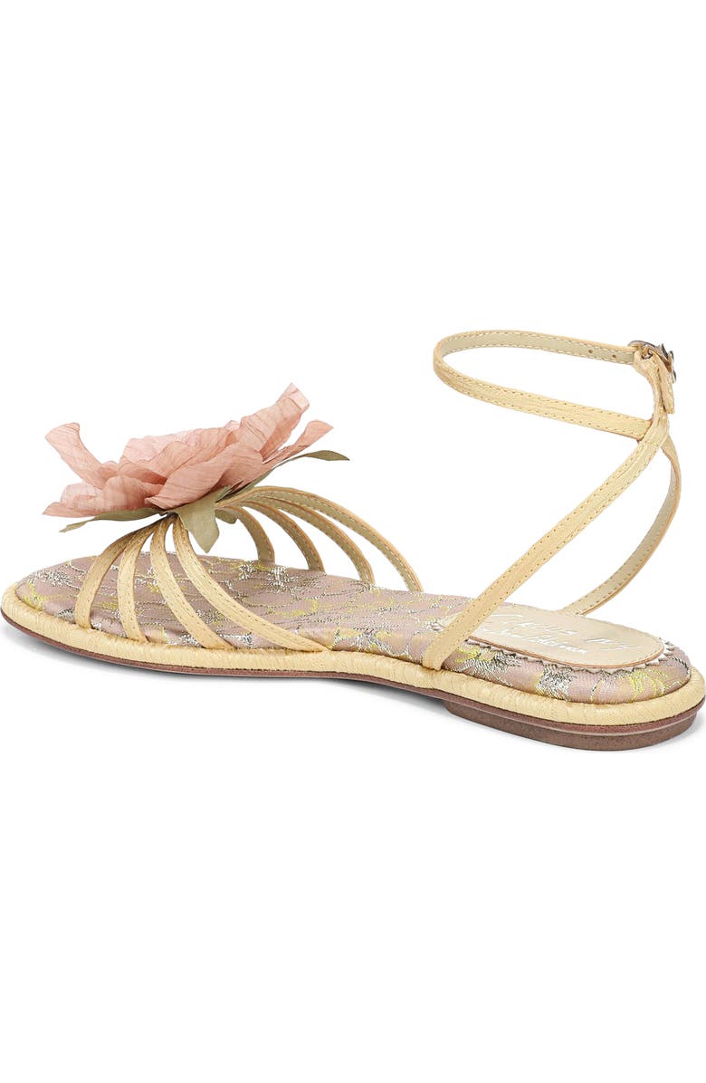 Circus NY by Sam Edelman Olana Flower Sandal, Alternate, color, Dusty Yellow/ Ballet Blush