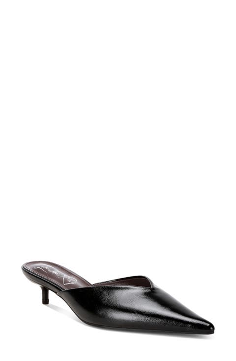 Revasta Faux Leather Pointed Toe Flat
