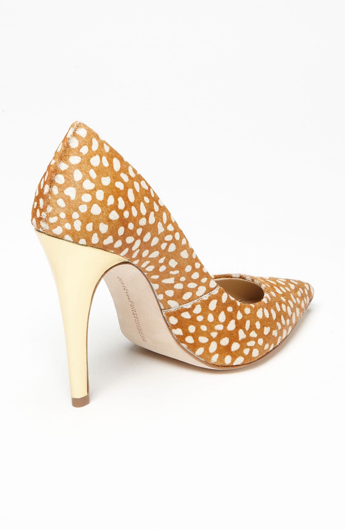 'Anette' Pump, Alternate, color, HONEY/ WHITE SPOTTED