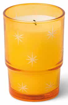 Noel Sweet Orange & Fir Etched Stars Candle