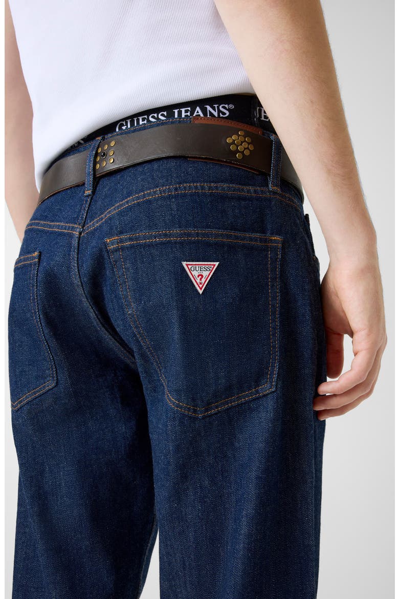 G16 Relaxed Straight Leg Jeans, Alternate, color, DARK RINSE WASH