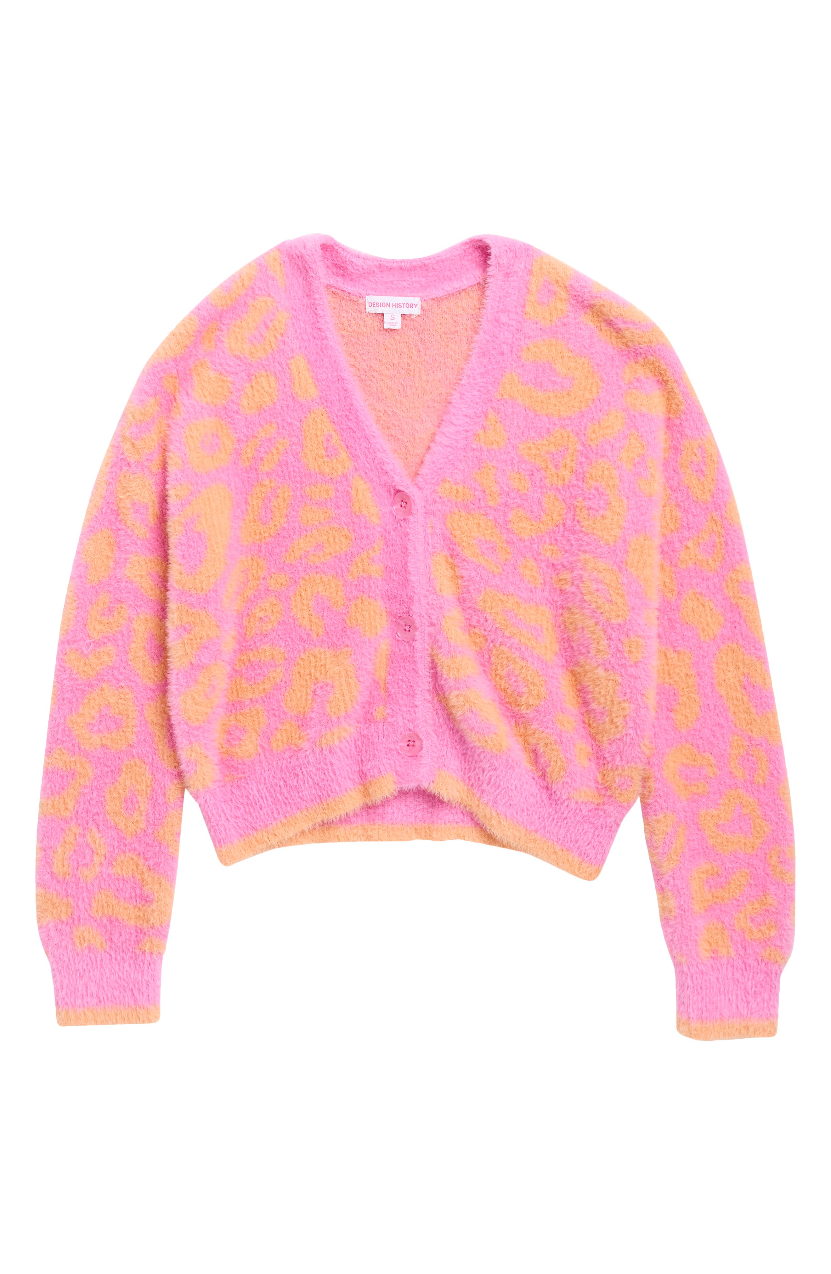 Kids' Animal Print Cardigan