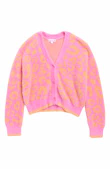 Kids' Animal Print Cardigan