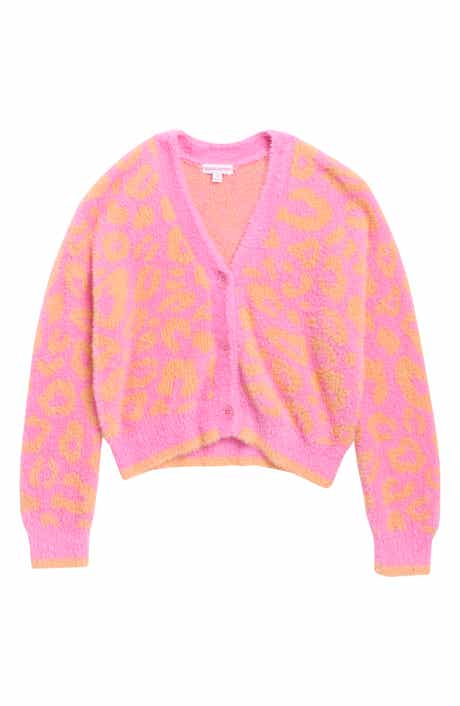 Kids' Animal Print Cardigan