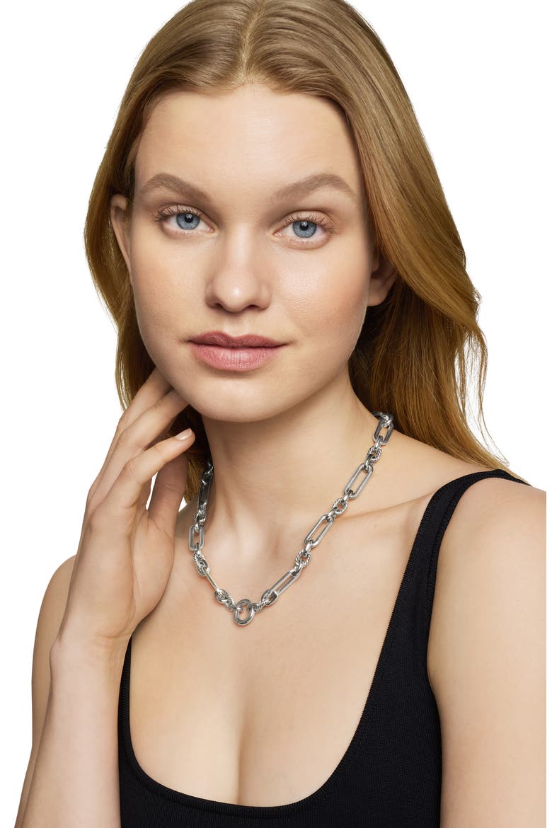 Lexington Chain Necklace, Alternate, color, SILVER