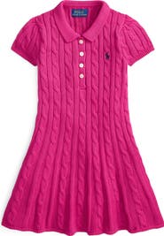Polo Ralph Lauren Kids' Cable Stitch Sweater Dress