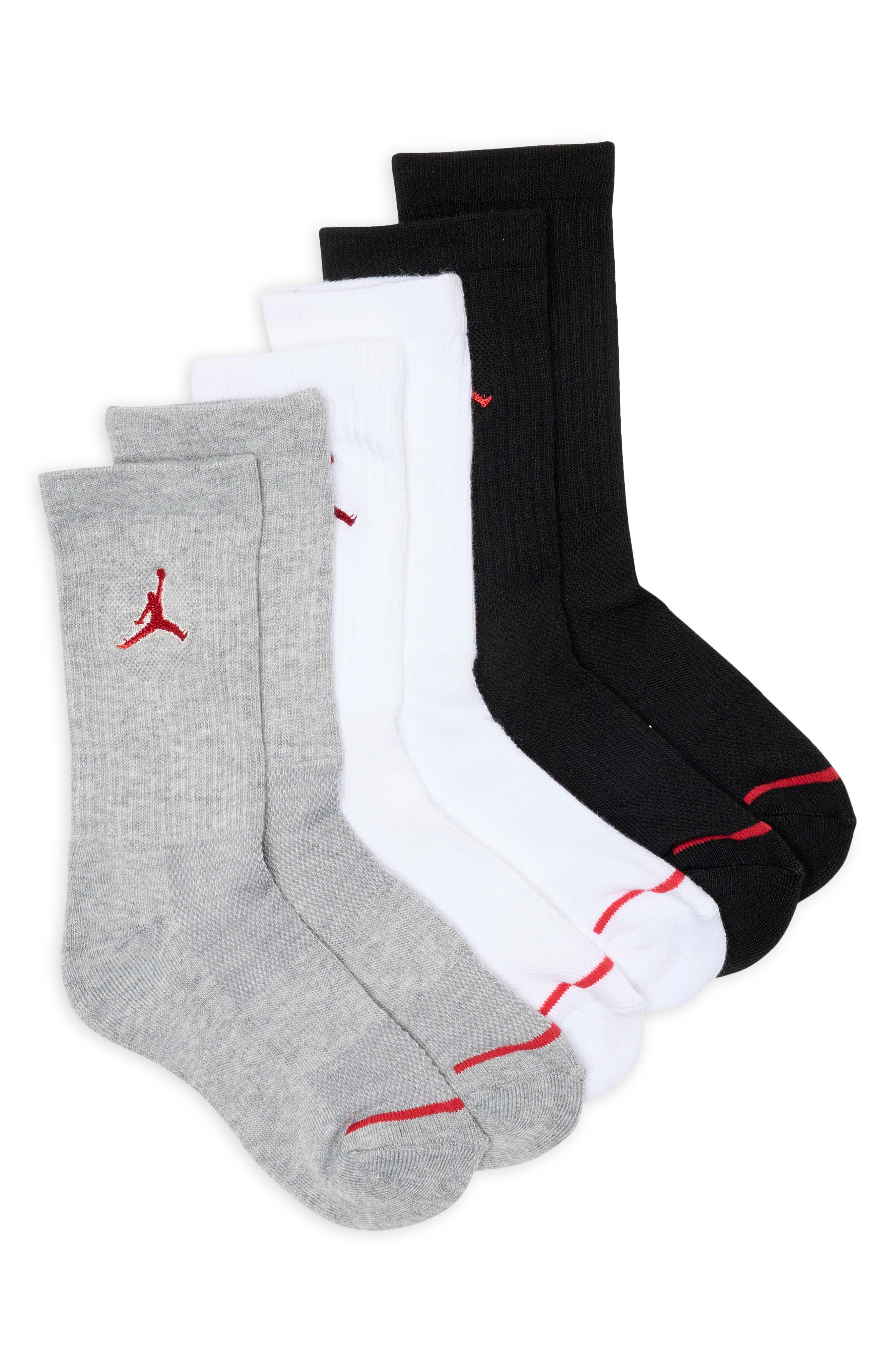 Jordan Kids' Jumpman 3-Pack Crew Socks