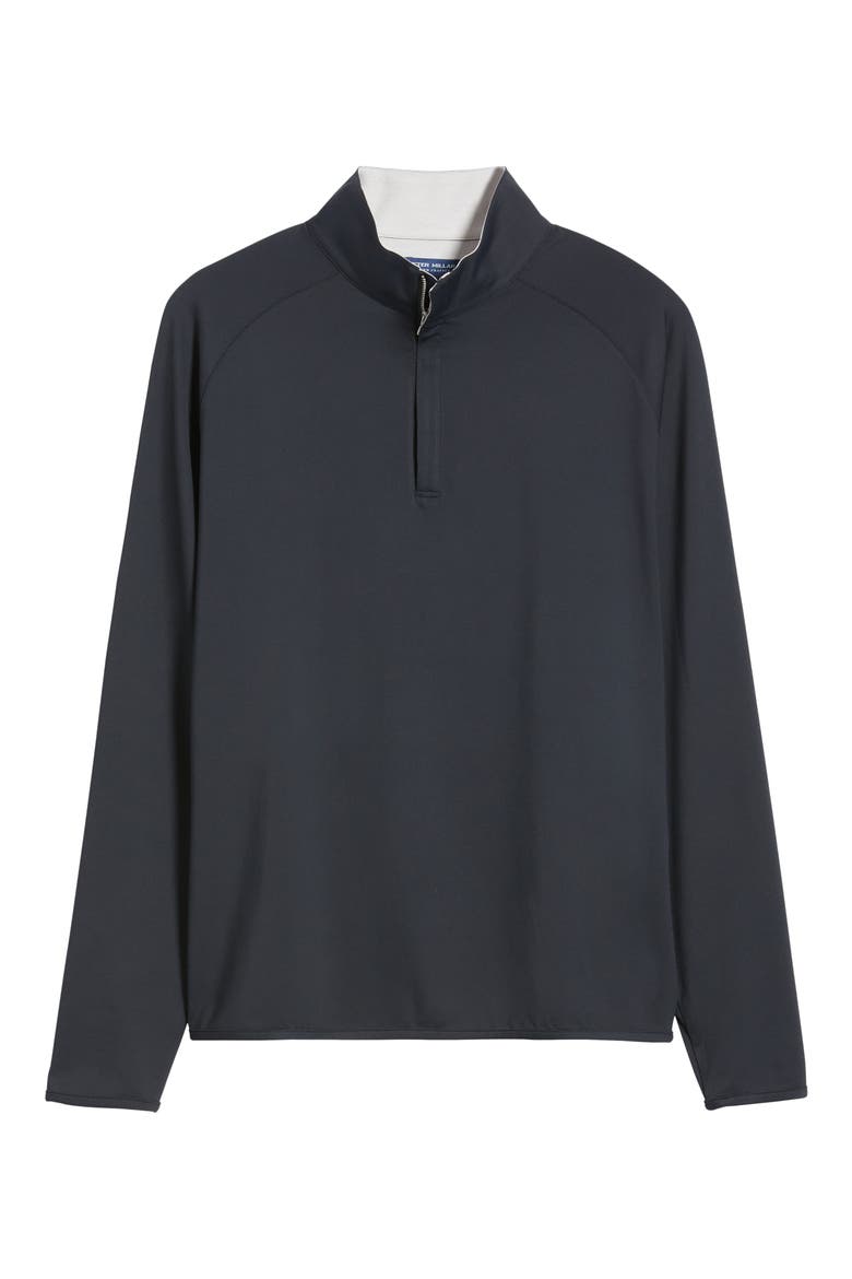 Crown Crafted Stealth Performance Quarter Zip Pullover, Alternate, color, BLACK