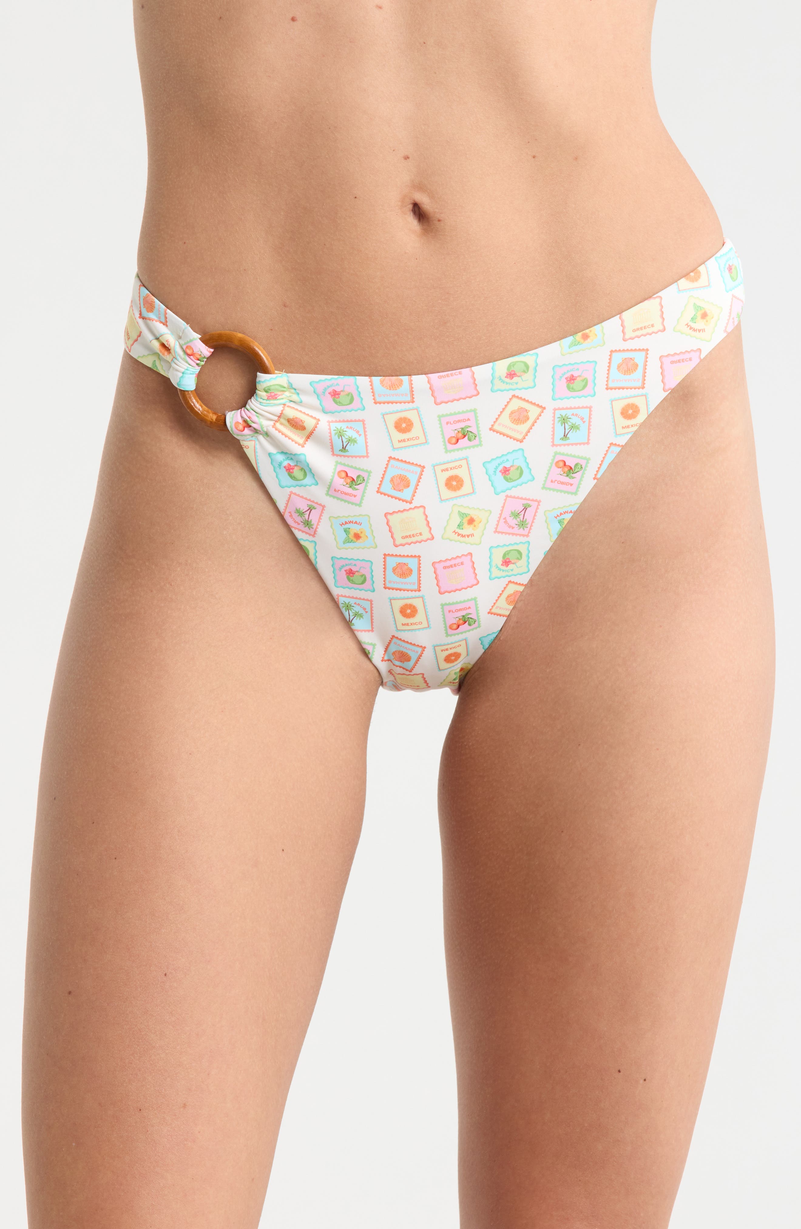 Dippin Daisys Dive in High Waist Bikini Bottoms