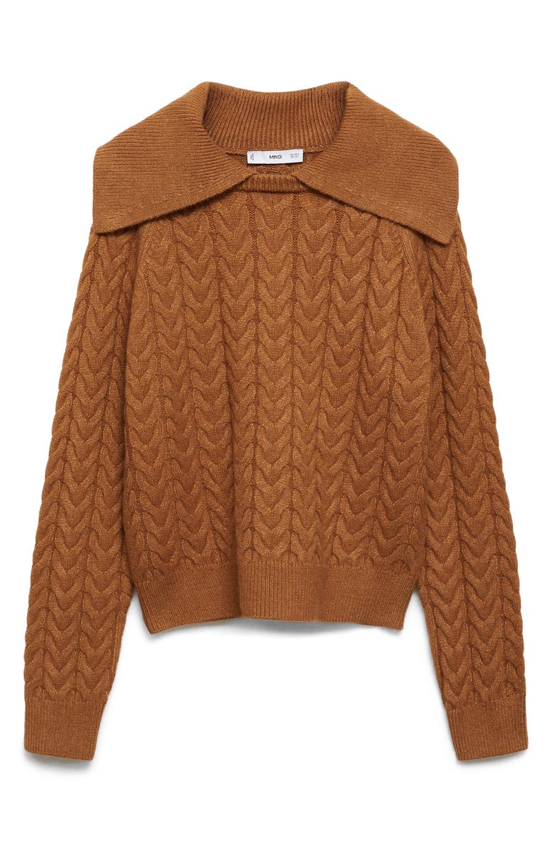 MANGO Collar Sweater, Alternate, color,