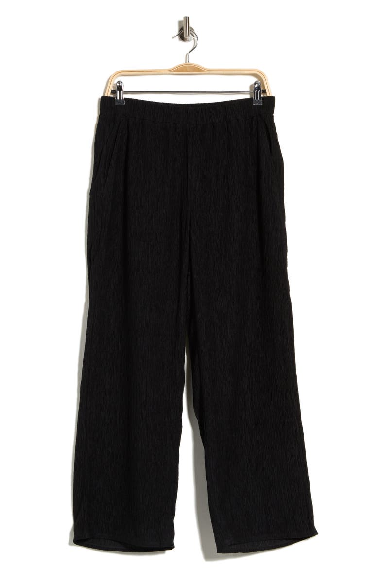 Ankle Wide Leg Pants, Main, color, BLACK