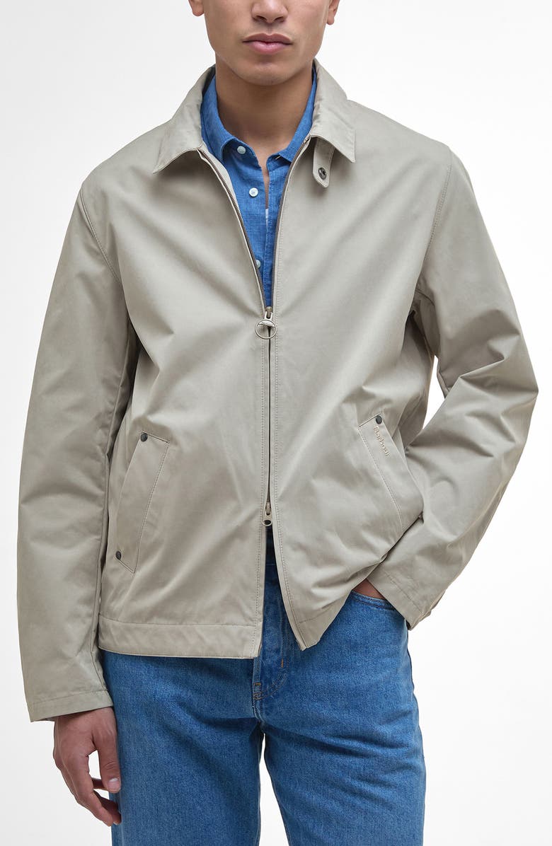 Barbour Fernport Casal Zip Jacket, Main, color, Concrete